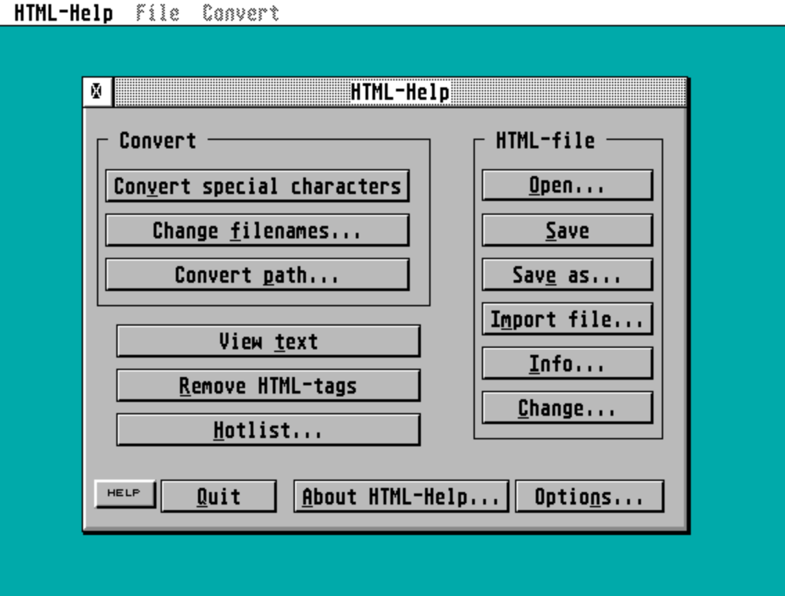 HTML-Help 1.20 screenshot